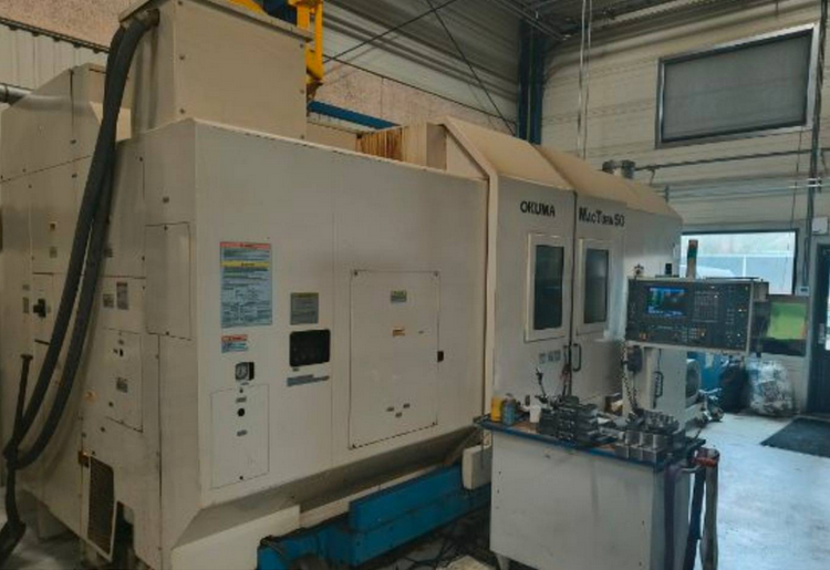 Okuma Control OSP 7000 L, DNC option 2800 rpm MAC TURN 50 4 Axis