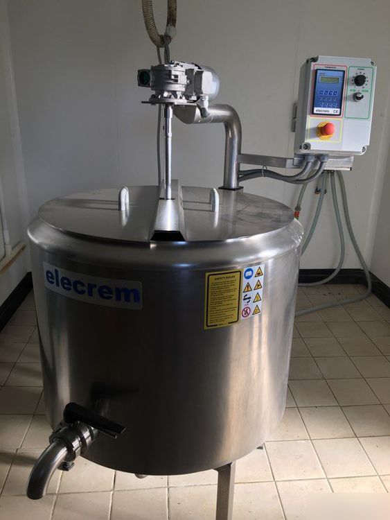 Elecrem 200 liter Pasteurization Tank