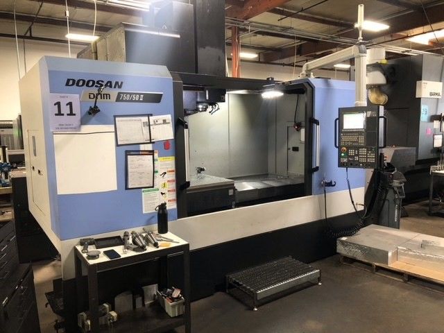 Doosan Doosan Fanuc Series I Cnc Control Rpm Dnm Ii Cnc Vertical Machining Center Axis