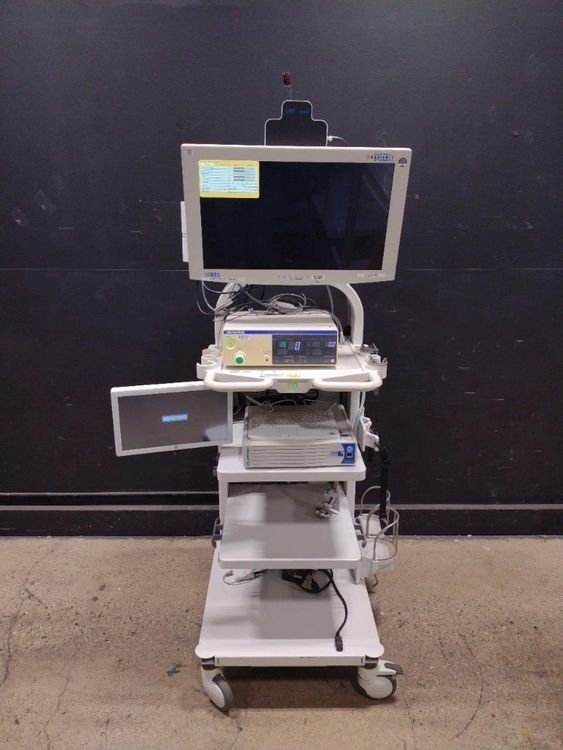 Olympus Endoscopy Cart With UHI-4 Insufflator