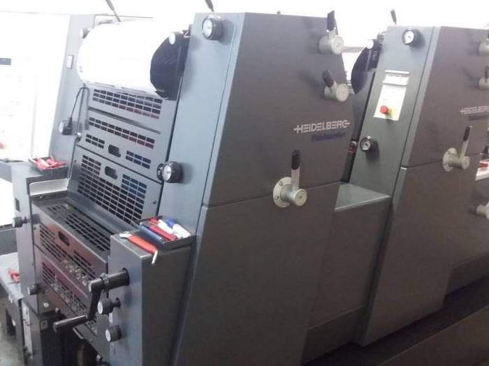 Heidelberg PM 52-2 Printmaster with NP 2 36 x 52 cm