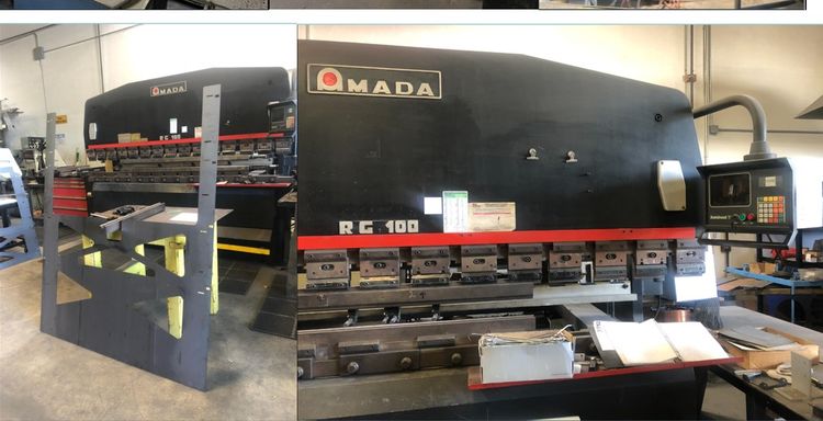 Amada RG-100 HYDRAULIC PRESS BRAKE 110 US Tons
