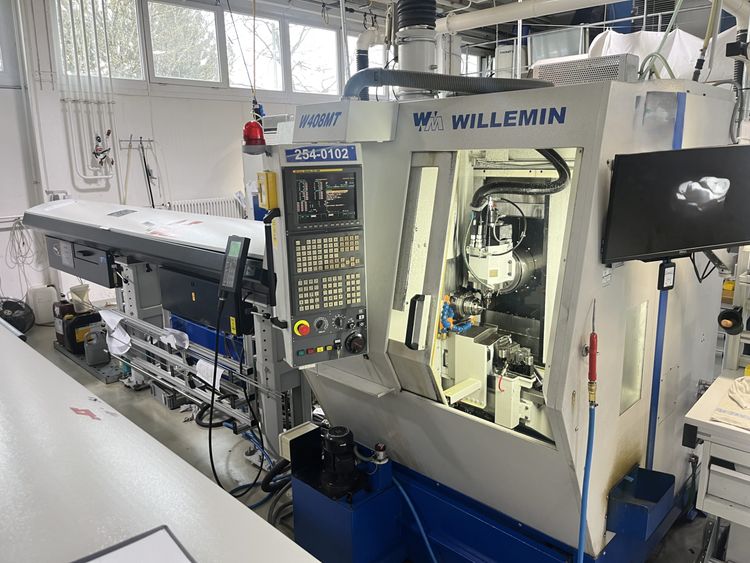 Willemin Fanuc Series 16i MB control 30,000 rpm W408 MT 3 Axis