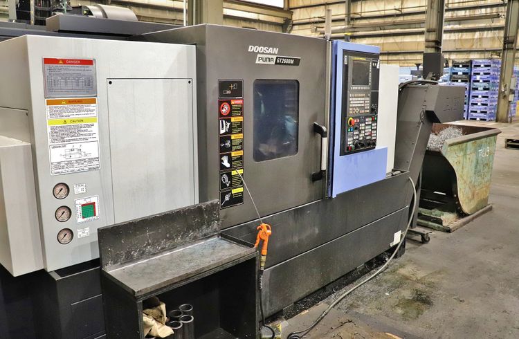 Doosan FANUC Oi-T CNC CONTROL 5000 RPM PUMA GT2600M 3 Axis