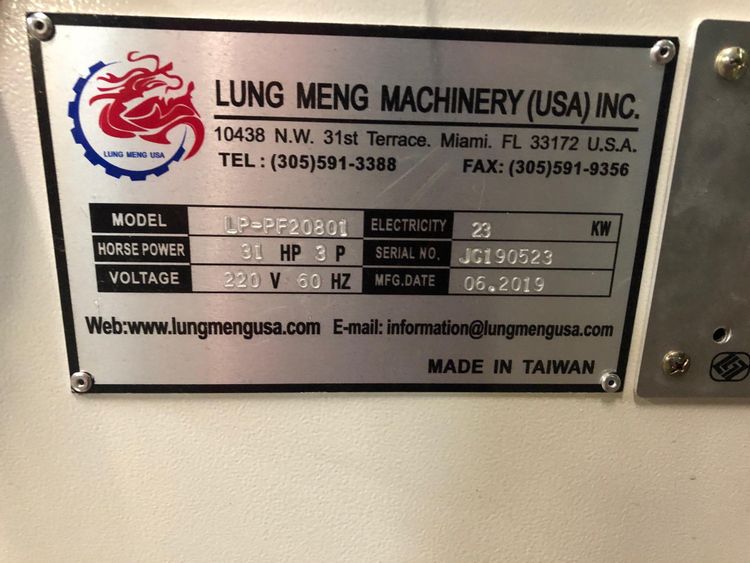 Lung Meng 39" Wide 55mm T Shirt Bag Extrusion Line