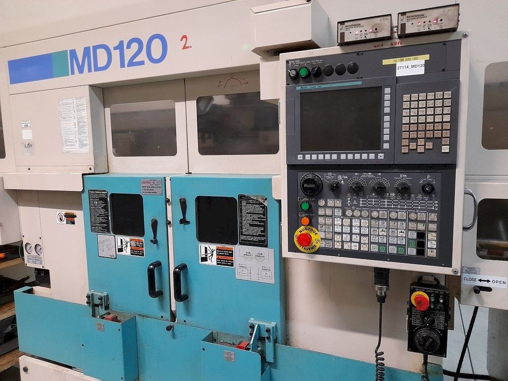 Muratec Fanuc 4500 1/MIN MD120 + MS60 2 Axis