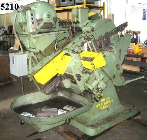 Waterbury #20 Incline Incline Heavy Frame Automated Flat Die Thread Roller
