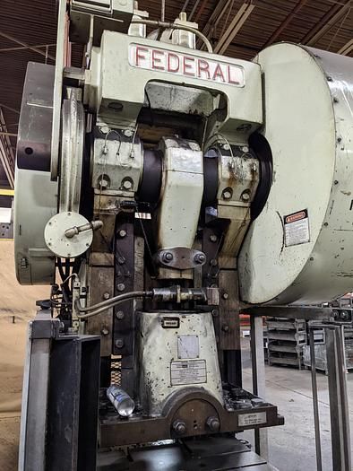Federal OBI Flywheel Type Press #8 100 Ton