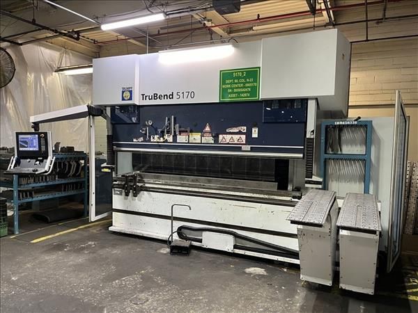 Trumpf Trumpf TruBend 5170 Multi Axis CNC Press Brake 187 Ton