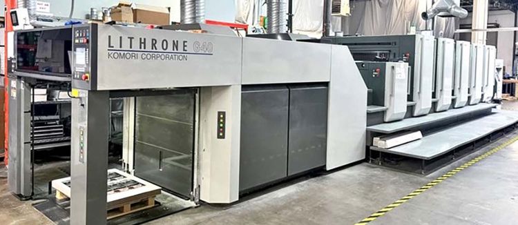 Komori GL540+CX (H-UV) 28"x40"