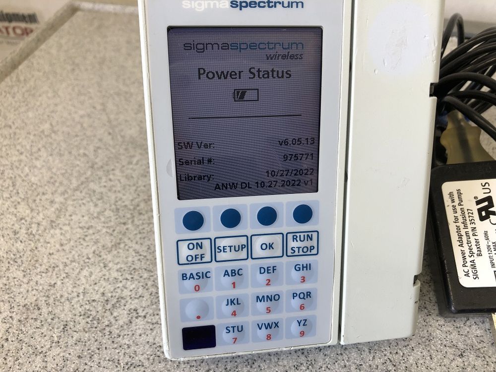 Sigma Spectrum Infusion Pump