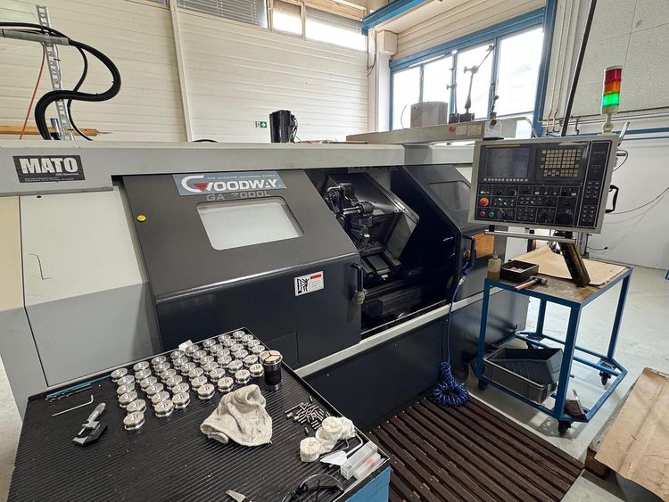 Goodway CNC control FANUC Series Oi-TD 3000 rpm GA3000L 2 Axis