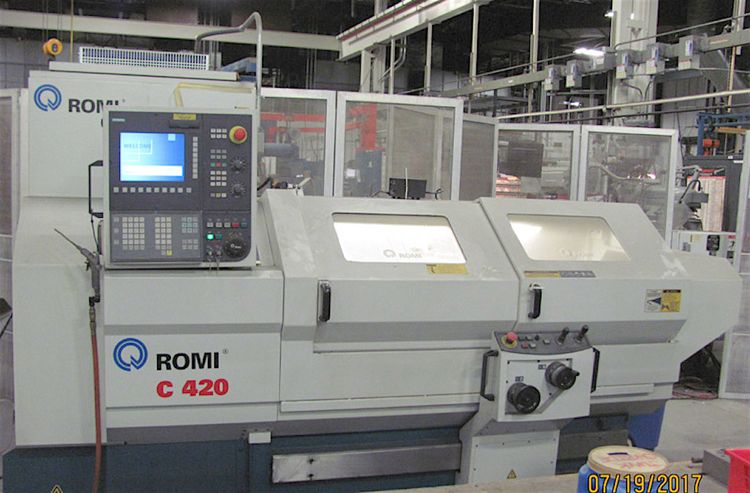 Romi SEIMENS 802D-SL Max. 3000 rpm C420 2 Axis