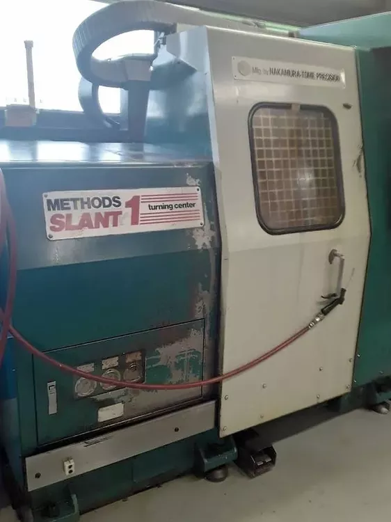 Nakamura Tome FANUC 11T CNC CONTROL 4,500 RPM SLANT 1 CNC LATHE 2 Axis