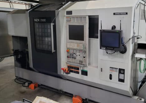 DMG Fanuc Series 31iA Control 5000 RPM MORI NZX-2000/800STY3 3 Axis