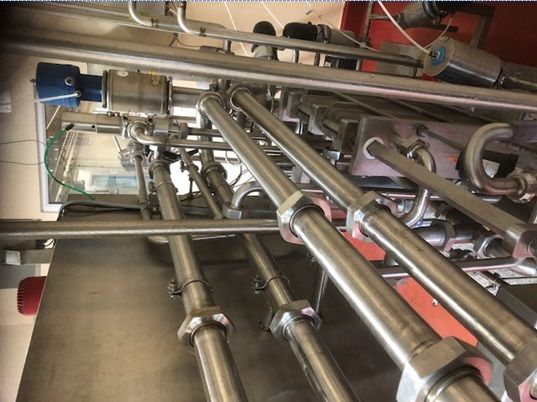 Seital SEO5 separator and a Skid mounted pasteuriser