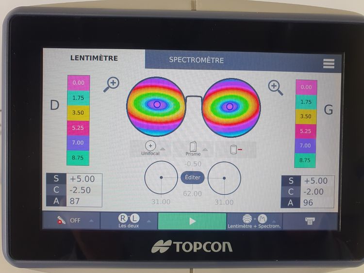 Topcon Solos full automatic lensmeter