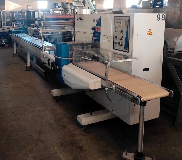 Ulma ATLANTA  FLOW WRAPPER WITH PHOTOELECTRIC EYE AND DOUBLE SEALING JAW