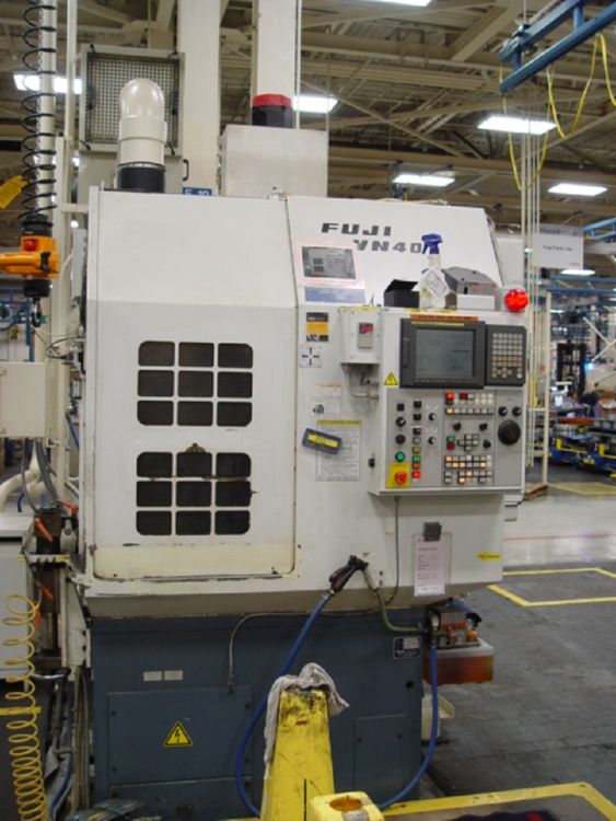 2 Fuji VN40 Vertical Lathes