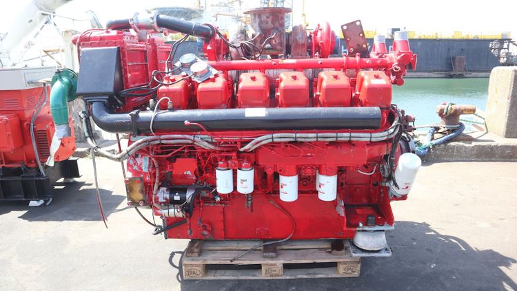 Mitsubishi 12 Cyl S12A2-MPTK Diesel Engine