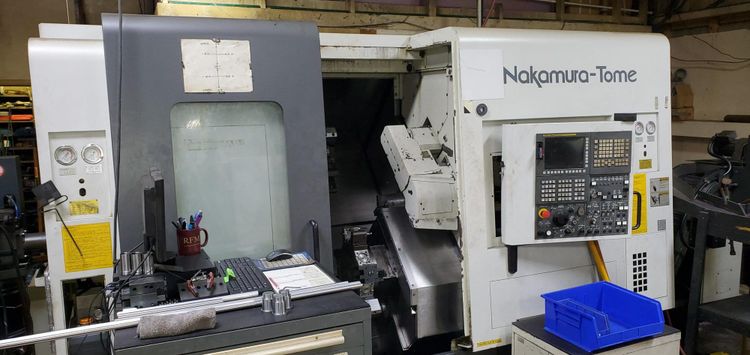 Nakamura Tome CNC Control 5,000 RPM WT-250II 3 Axis