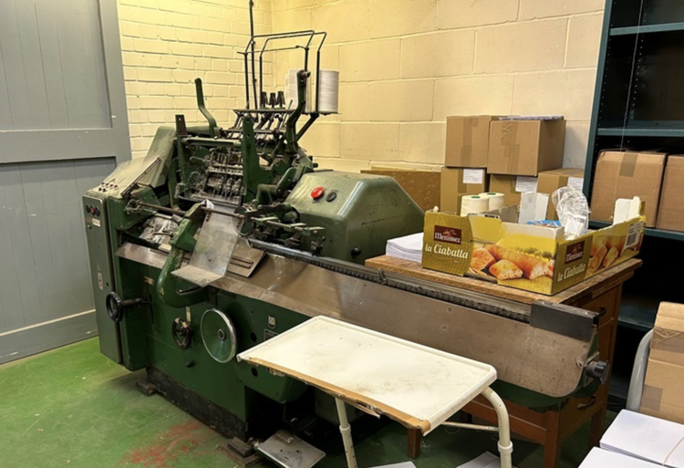 Brehmer, Polygraph 381 eA Book Sewing Machine
