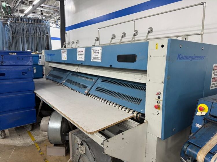 Kannegiesser CFM II 130″ Folder Crossfolder with Stacker