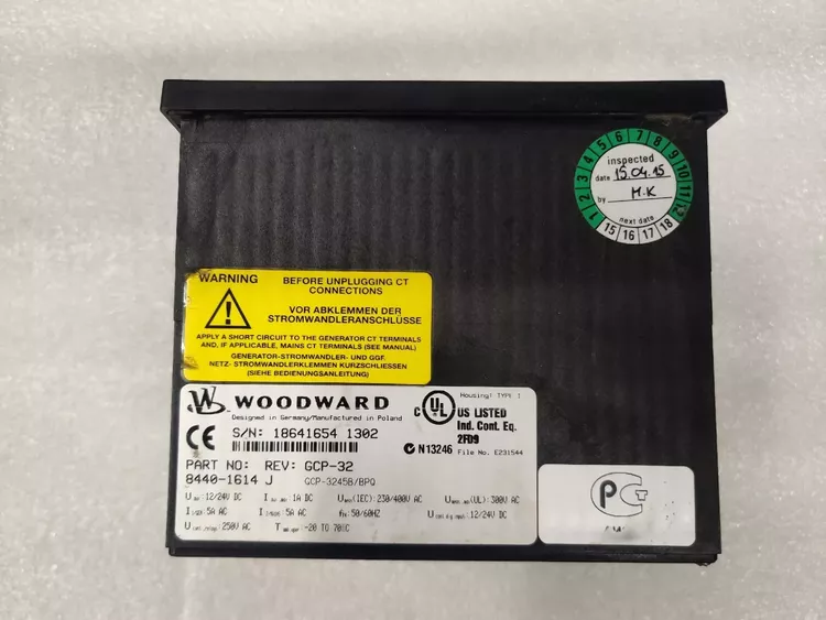 Woodward Woodward GCP-30 P/N: 8440-1614