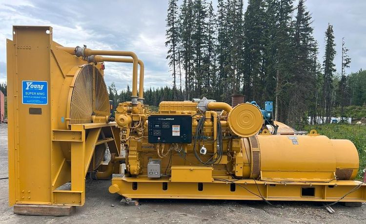 4 Caterpillar 3512B Generator Set 1050 kW / 1500 kVA