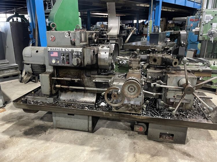 Warner & Swasey Engine Lathe 1,000 RPM M4670