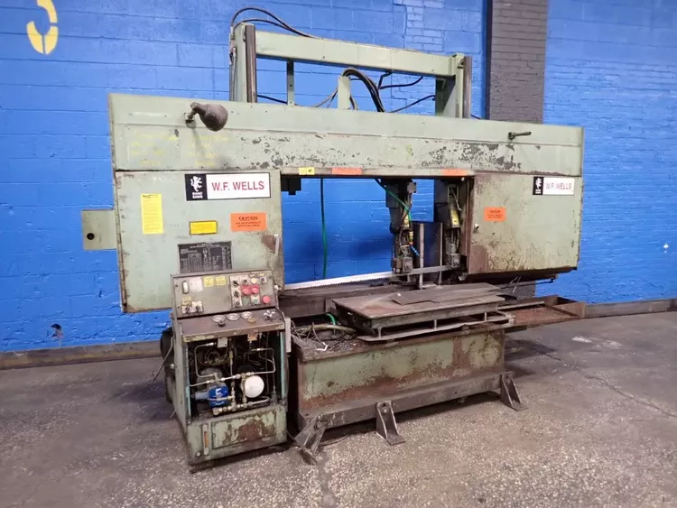 W.F.Wells 8-25-2 Band Saw SemiAutomatic