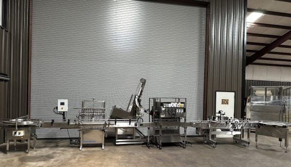 12 Valve Liquid Bottle Filling Line