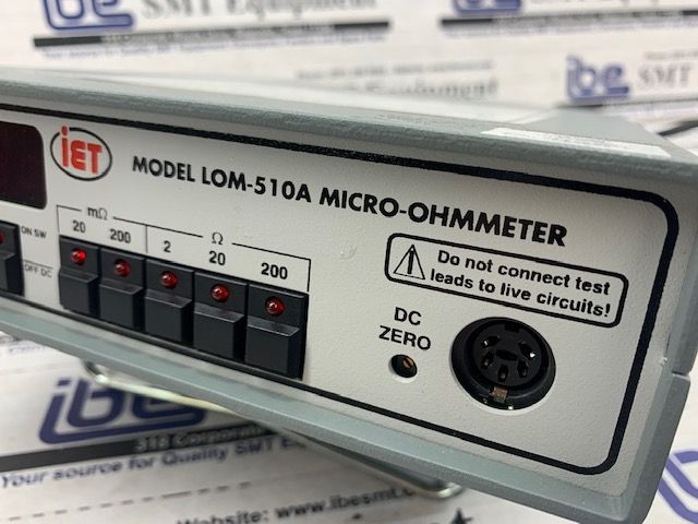 IET Labs LOM-510A Test Equipment