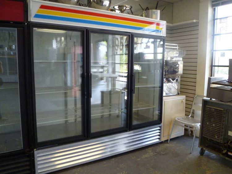 True 3 Glass Door Refrigerated Merchandiser