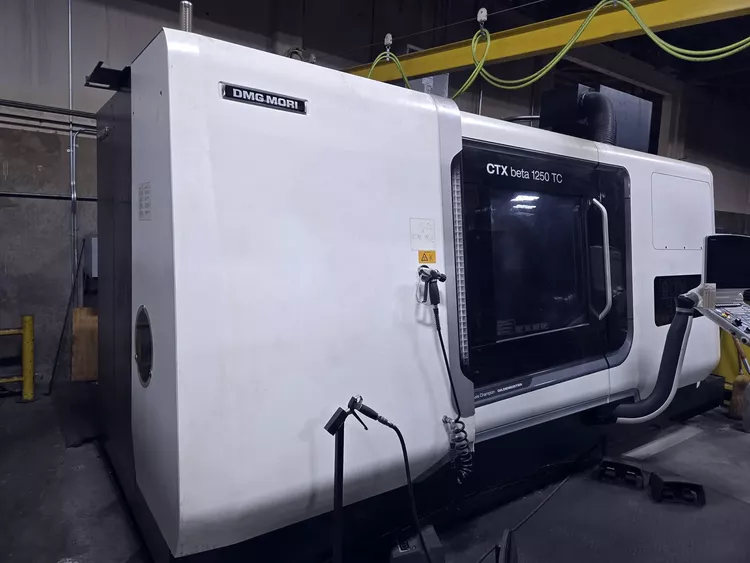 DMG Siemens 840D SL Celos Control 4,000 rpm Mori CTX Beta 1250 TC 2nd Gen 3 Axis