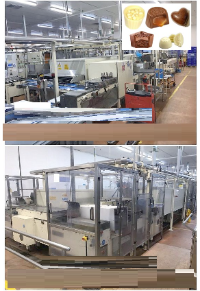 Carle & Montanari MLR275, Moulding line for chocolate