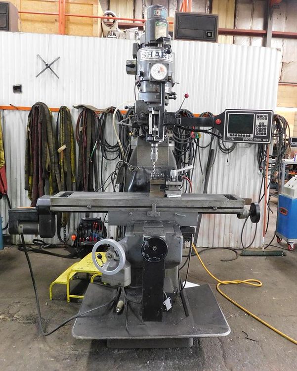 Sharp 2 Axis Vertical CNC Milling Machine Variable Speed