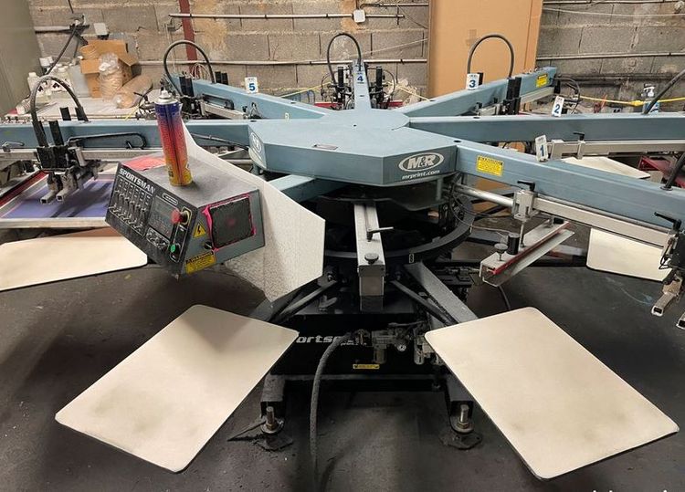 M & R Screen printing machine