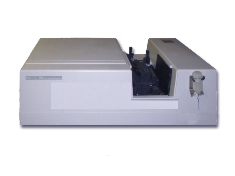 Hewlett Packard (HP) 8452A, UV-Vis Diode Array Spectrophotometer with Multicell
