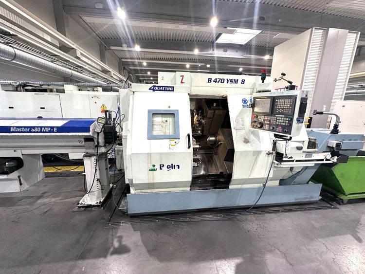 Biglia Fanuc 18i-TB 3200 rpm B470YSM ASA8" 5  Axis