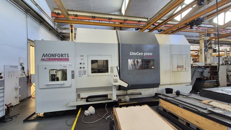 Monforts Siemens 840 D CNC 10000 rpm UniCen 1000 MultiTurn 5 Axis