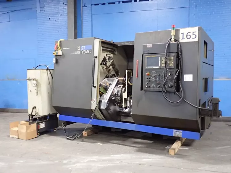 Hwacheon Fanuc Series 31i-Model A Variable Speed T2-2T YSMC 2 Axis