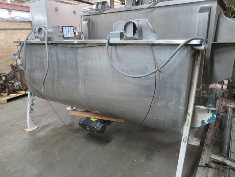 Unknown 120 Cubic Foot Stainless Double Ribbon Mixer