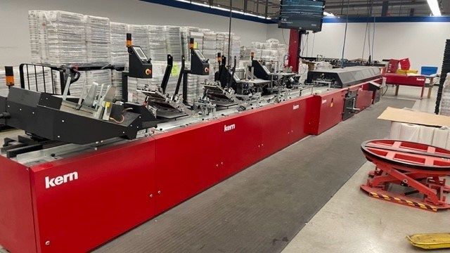 Kern K 40-2 6 station poly wrapping line
