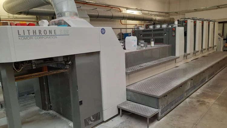 Komori LS 529 with Coater