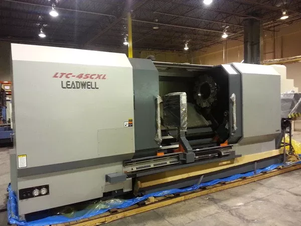 Leadwell Fanuc 0iTD CNC Control 2,000 RPM LTC45CXL 2 Axis