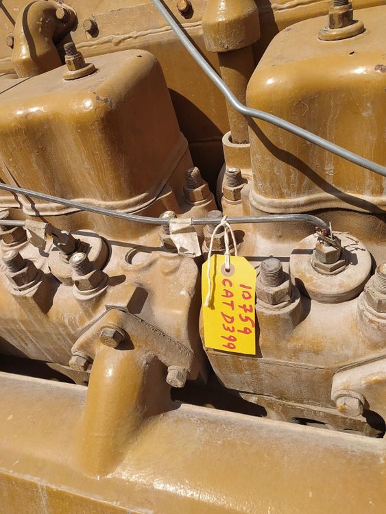 Caterpillar D399 engine from DG set