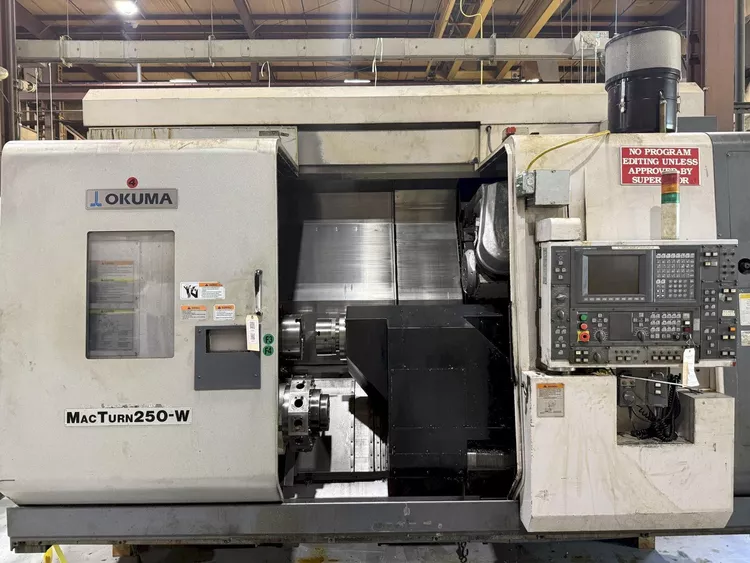 Okuma CNC Control OSP-E100L 5,000 rpm MACTURN 250-W 6 Axis