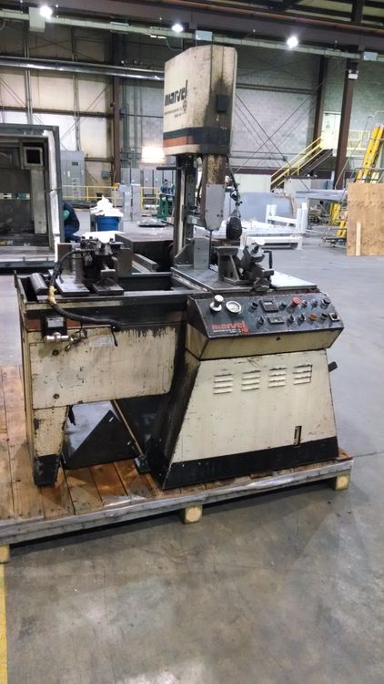 Marvel V10A2 Vertical Mitre Cutting Band Saw Semi Automatic