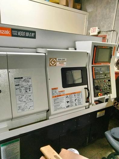 Mazak Mazatrol Nexus Control 6000 rpm QTN 100IIMY 3 Axis